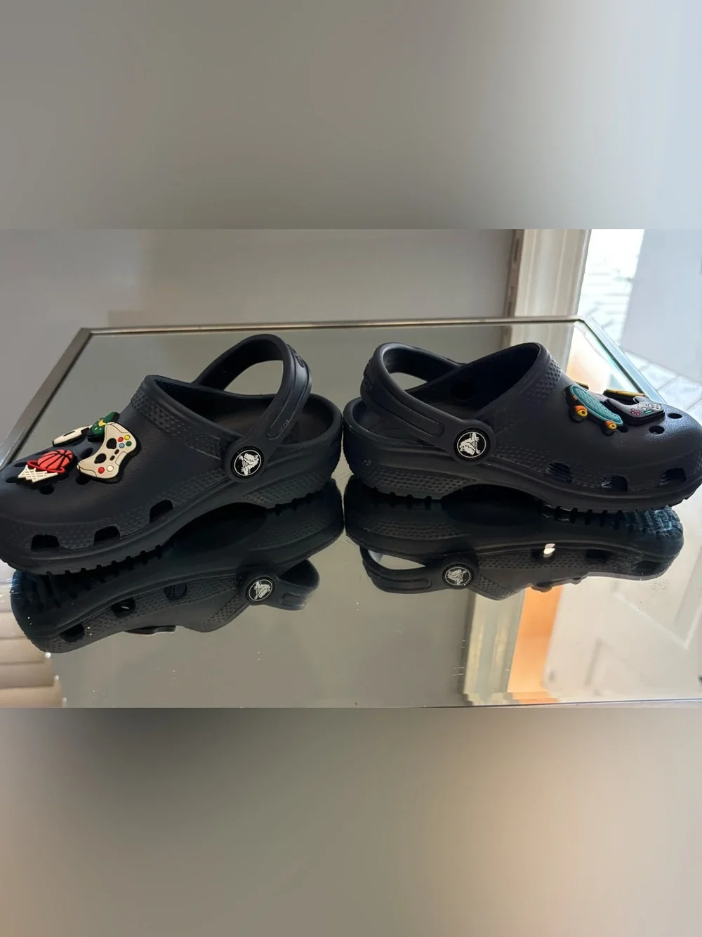 CROCS Kids Classic Crocs in Navy Blue